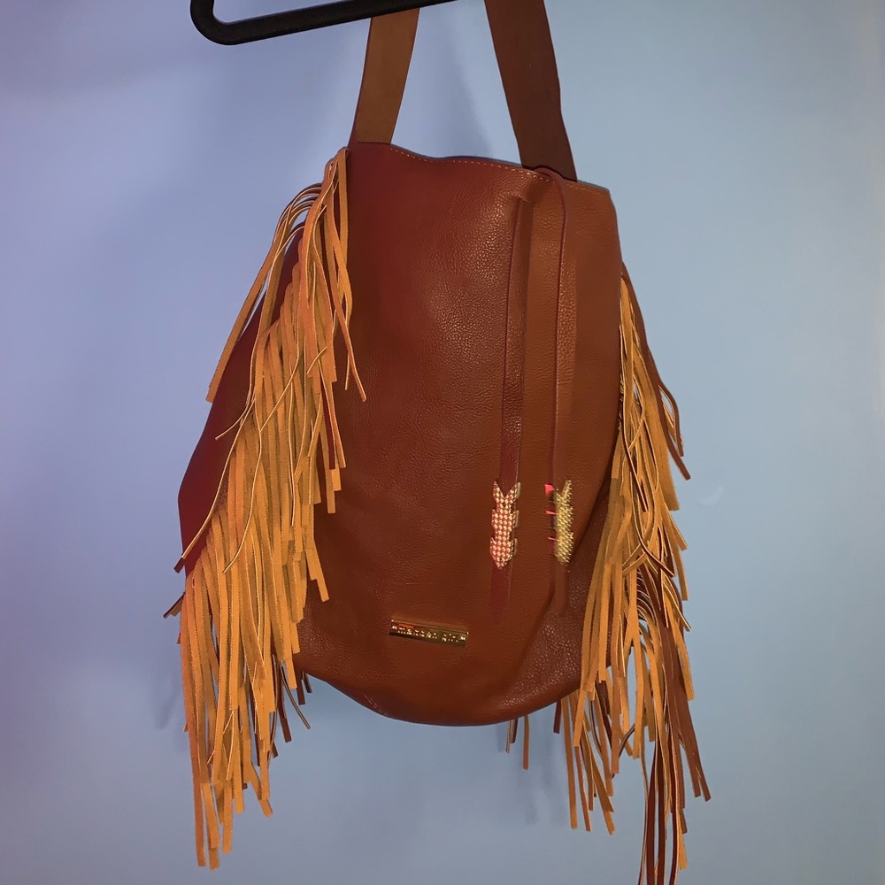 Steven madden purse with fringe